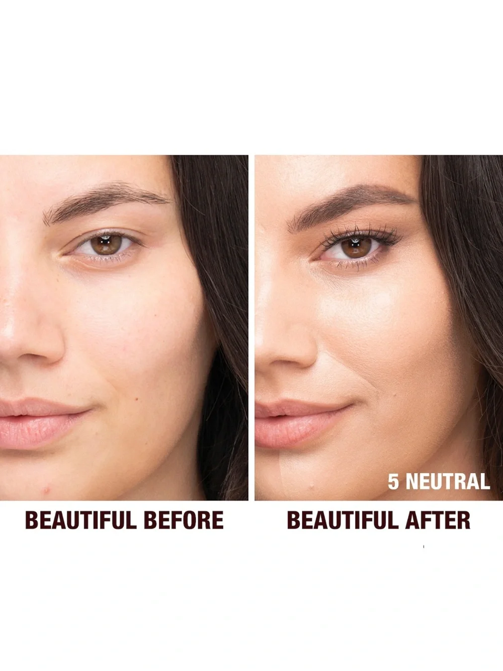 🆕CHARLOTTE TILBURY Beautiful Skin Med Coverage Foundation | Hyaluronic Acid - 5N